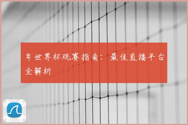 年世界杯观赛指南:最佳直播平台全解析